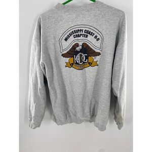 Harley Owners Group Gildan Heavyweight Men's XL Vintage Gray Sweatshirt